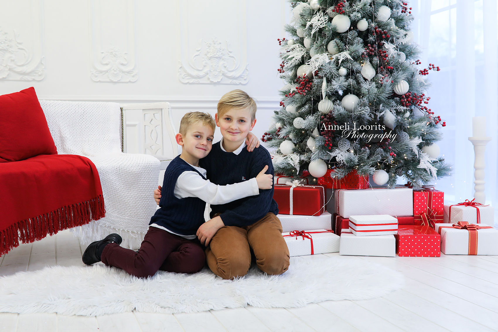 Jõulupildistamine pere fotosessioon